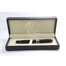 Werbegeschenk Black Metal Pen mit Firmenlogo Box